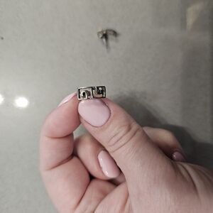 Sterling Silver Geometric Stud Earrings